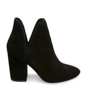 Steve Madden Rookie Black Suede